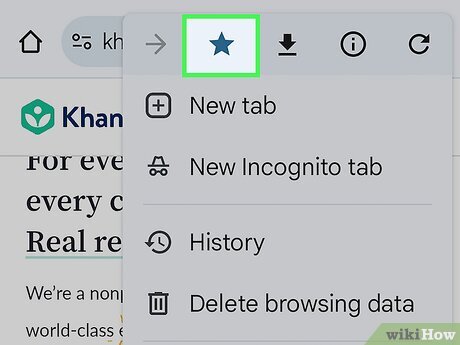 Bookmark feature screenshot 3